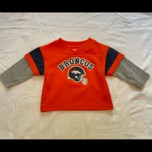 NFL baby Broncos long sleeve jersey